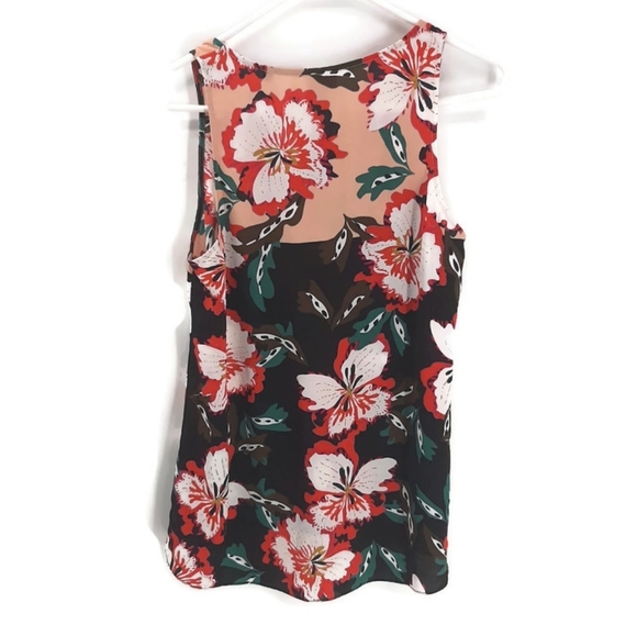 Cabi Hibiscus Floral Sleeveless Blouse #55… - Picture 7 of 10